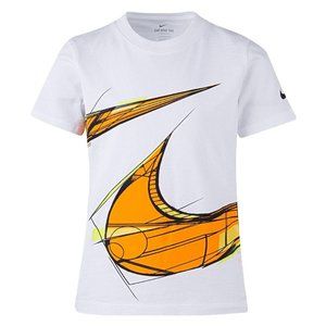 Nike Little Boys Geometric 360 Swoosh Logo T-Shirt